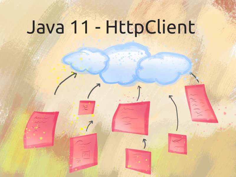 Ilustracja - pliki w chmurze