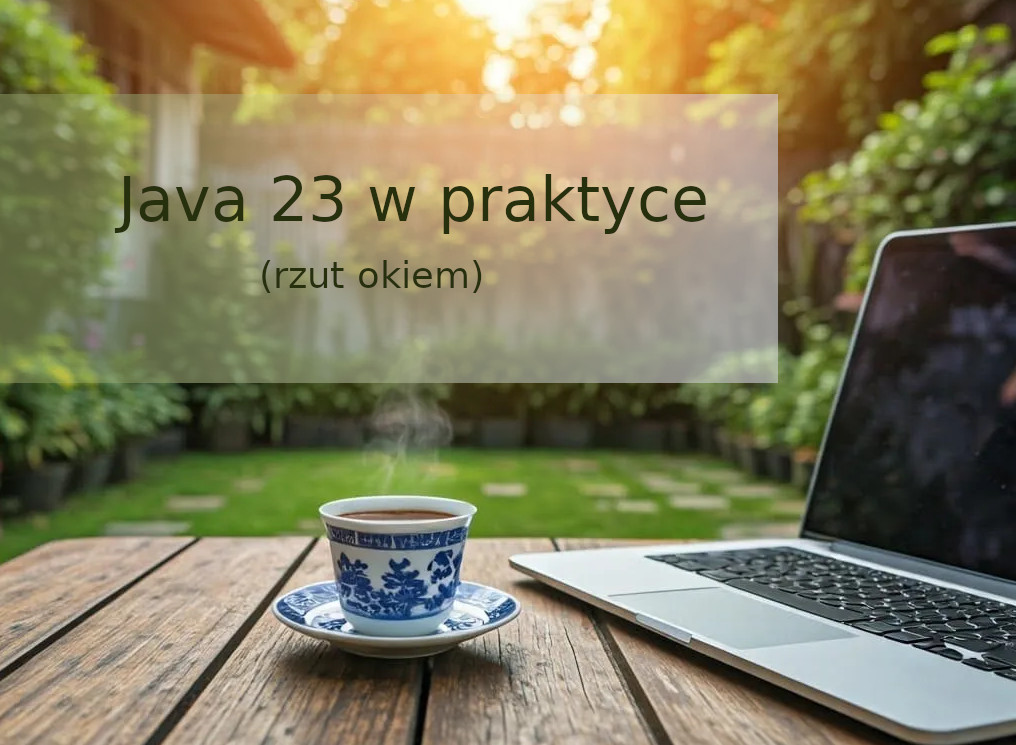 Jakie zmiany w języku i bibliotece standardowej są warte uwagi? Krótki przewodnik. /posts/java-23-w-praktyce/java.jpg